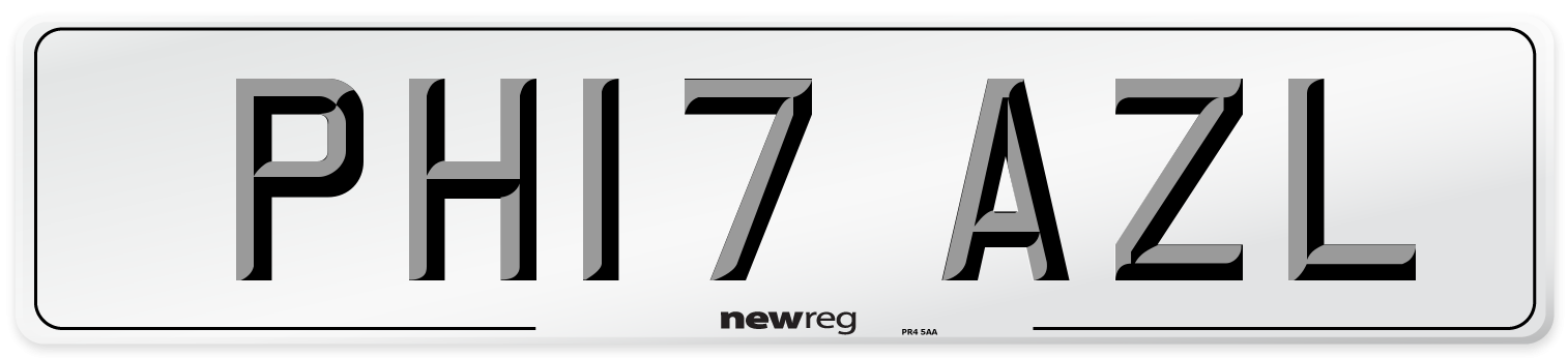 PH17 AZL Number Plate from New Reg